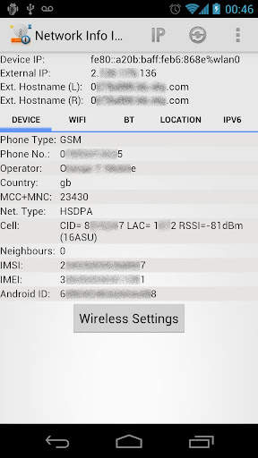 Network Info II (Donate) скриншот 1