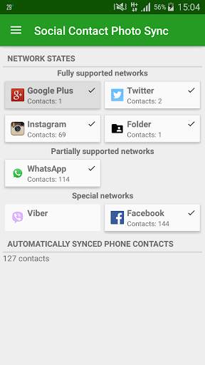 Social Contact Photo Sync screenshot 1