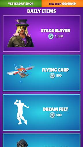 Daily Shop from Battle Royale 【 New Season 】 screenshot 2