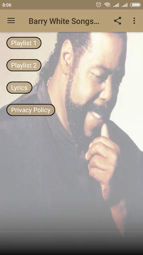 Barry White Songs & Lyrics screenshot 1
