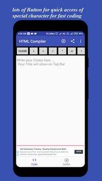 HTML COMPILER -HTML/CSS/JAVASCRIPT COMPILER/EDITOR screenshot 8