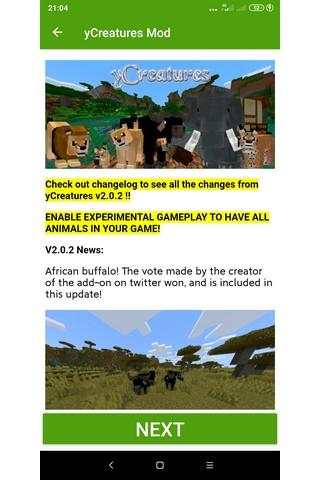 yCreatures Mod For MCPE screenshot 1