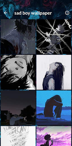 sad boy wallpaper screenshot 5