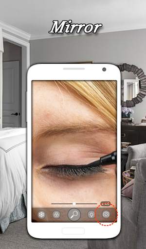 Magnifier (Flashlight, Mirror) screenshot 4