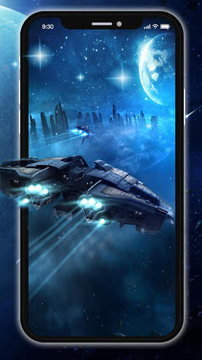 Galaxy Space Live Wallpaper screenshot 1