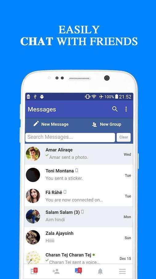 Lite Messenger for Facebook screenshot 2