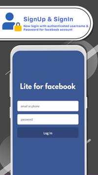 Lite for Facebook - Lite Messenger screenshot 2