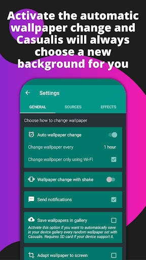 Casualis:Auto wallpaper change screenshot 3