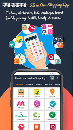 Faasto: All in One Shopping App screenshot 1
