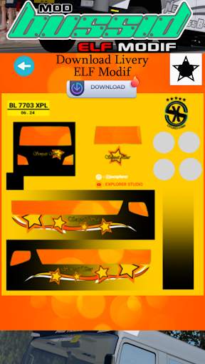Mod Bussid Elf Modif screenshot 6