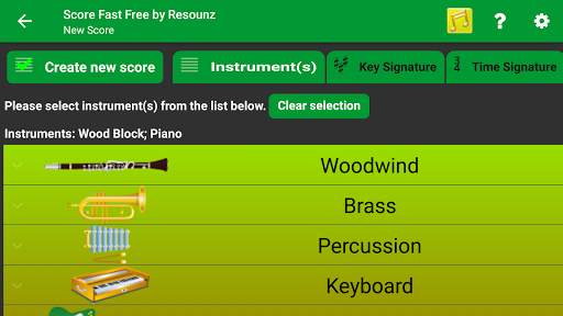 Score Fast Free: compose, notate & play music screenshot 5