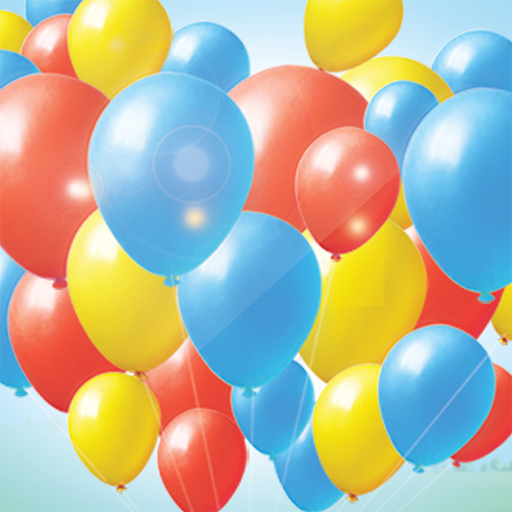 Balloon pop games for kids icon