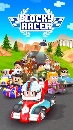 Blocky Racer - Endless Racing screenshot 10