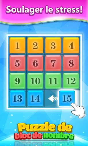 Puzzle de bloc de nombre screenshot 2