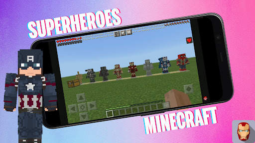 Superheroes in Minecraft PE screenshot 8
