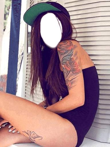 Women Tattoo Face Montage 2 تصوير الشاشة