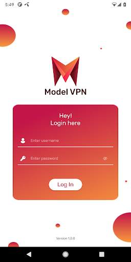 Model VPN screenshot 1