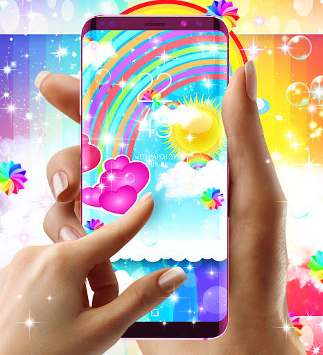 Rainbow live wallpaper screenshot 14