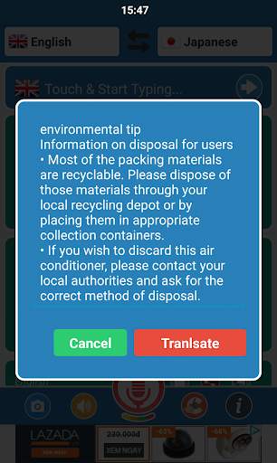 Dịch Giọng Nói Đa Ngôn Ngữ screenshot 14