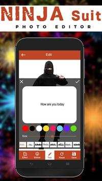 Ninja Photo Photo Suit Editor screenshot 5