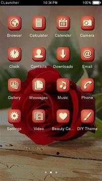 Beautiful Red Rose Theme screenshot 2