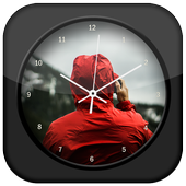 Red Clock Live Wallpaper icon