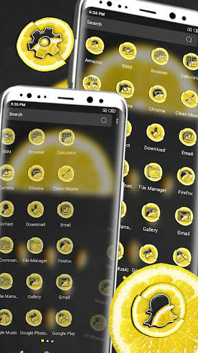 Lemon Slice Launcher Themes screenshot 3