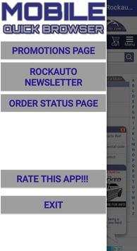 Mobile Quick Browser for Rockauto screenshot 1
