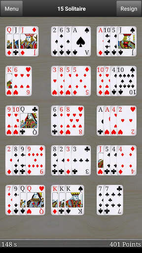 15 Solitaire Free screenshot 5