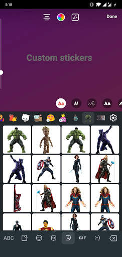 GBoard Sticker screenshot 2