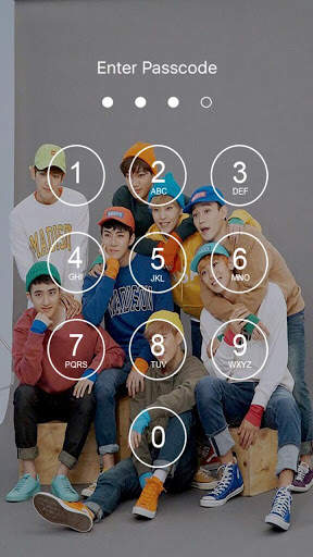 EXO Lock Screen 5 تصوير الشاشة