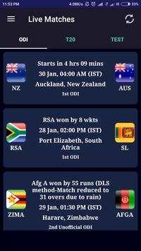 CrickUB-Live Cricket Score screenshot 1