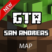 GTA map for Minecraft PE icon