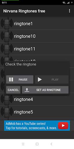 Nirvana ringtones free screenshot 2