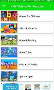 Kids Videos Playlist for YouTube screenshot 1
