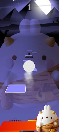 Funny Molang Tile Hop screenshot 4