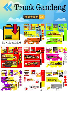 Mod Bussid Truck Angsa Putih screenshot 3