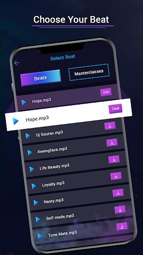 Rap Music Maker : Rap Beats Music Recording Studio screenshot 2