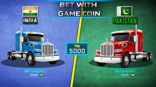 India Vs Pakistan Cargo Truck Racing screenshot 1