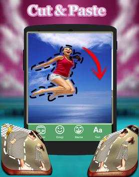 Gold Cut Paste Photos - Mirror & Photo Collage скриншот 1