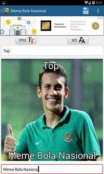 Meme Bola Nasional screenshot 2