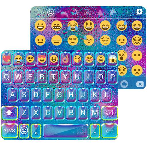 Rainy Glass Keyboard Theme 1.0.4