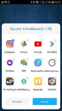 Dual Space - Comptes multiples & App parallèle screenshot 3