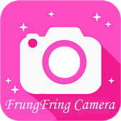 Pink camera icon