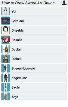 How to Draw Sword Art Online скриншот 3