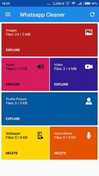 WhatsApp Cleaner Plus screenshot 1
