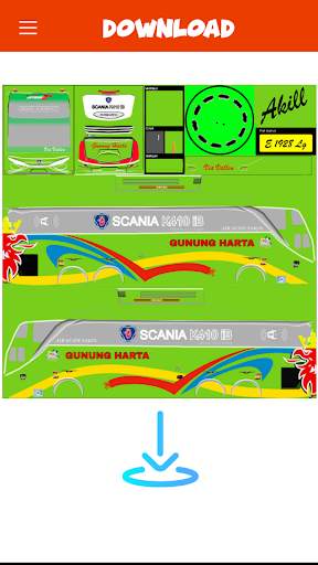Livery Bussid Gunung Harta screenshot 5