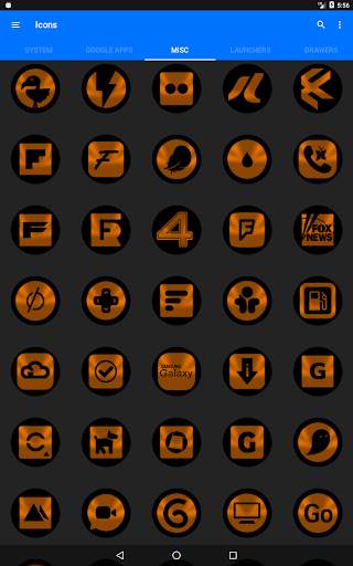 Oreo Orange Icon Pack screenshot 21