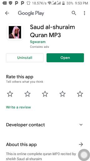 Saud al-shuraim Quran MP3 screenshot 4