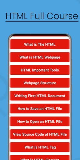 HTML Full Course Offline screenshot 1